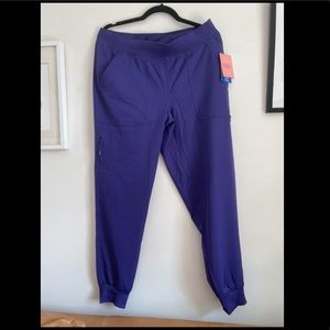 Zavate Ava Therese Jogger Scrub pants in grape/purple - NEW (NWT)